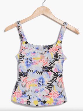 FP Movement Never Better Long Tank Mystic Floral Combo S NWT $68 Free People